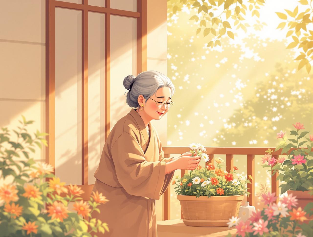 红果短句app《妈妈的退休生活》家庭温情短剧 红果短句app - 妈妈的退休生活 - 家庭温情动漫短剧封面